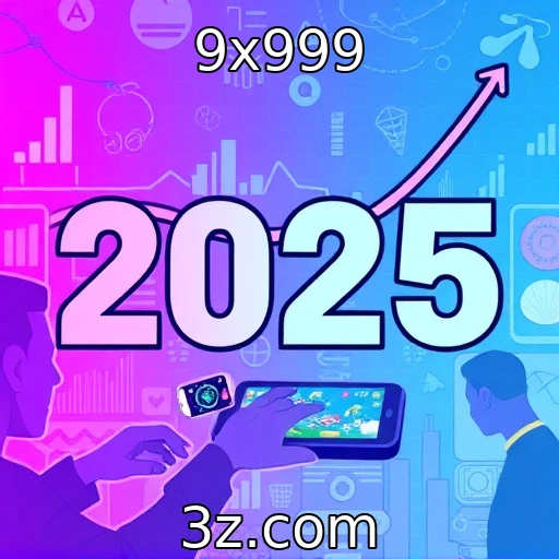 Crescimento do mercado de jogos móveis em 2025 - 9x999