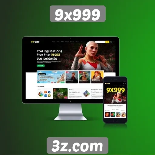 Desempenho técnico do site 9x999 em diferentes dispositivos